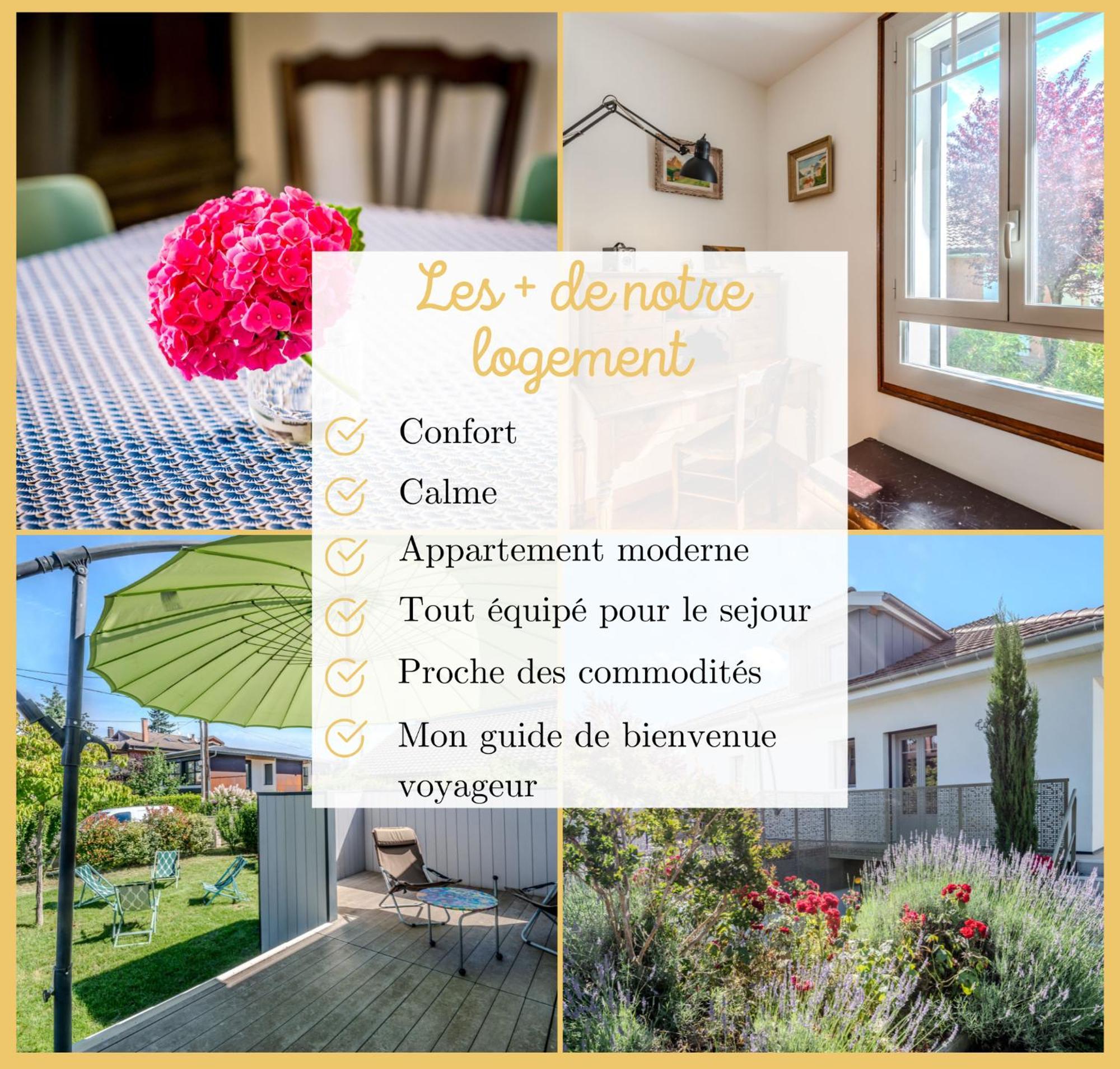 Chez Drum I Villa T3 I Thonon ภายนอก รูปภาพ